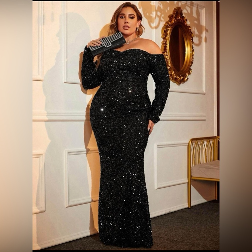 House of Chic Sequin Dress